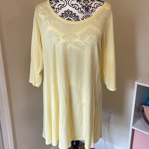 J. Jill Yellow Ballet-Sleeve Tunic